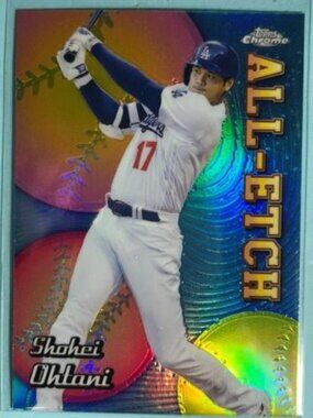 Shohei Ohtani ,Los Angeles Dodgers 2024 Topps Chrome All Etch Card #CAE-1